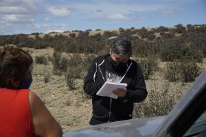 Autoridades Provinciales recorrieron el Cañadón Del Baile junto a miembros de la Comunidad Camusu Aike