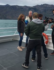 Expectativa por la emisión del programa de Marley y Lizy Tagliani desde El Calafate