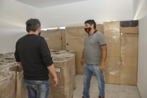 Recorrieron los avances de obra del Centro Cultural de Piedra Buena