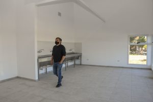 Recorrieron los avances de obra del Centro Cultural de Piedra Buena