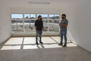 Recorrieron los avances de obra del Centro Cultural de Piedra Buena