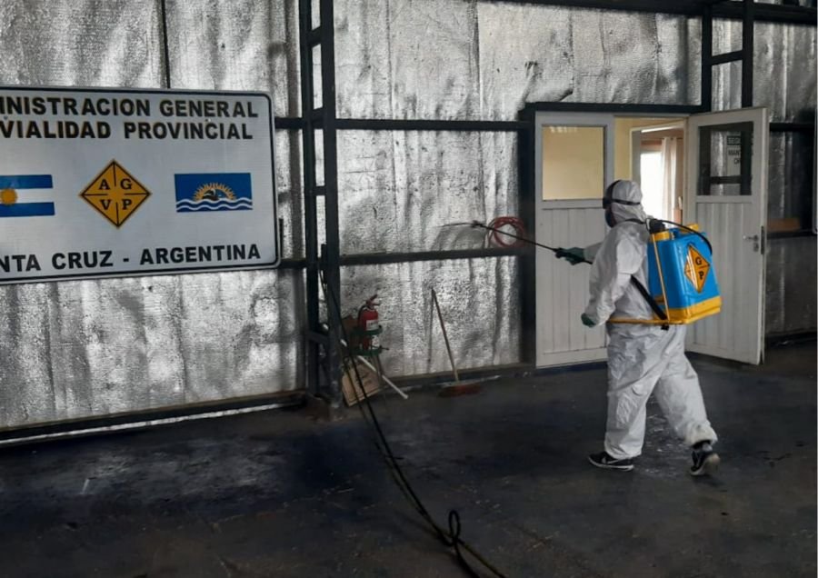 Concretaron tareas de recolección de residuos y sanitización en los edificios