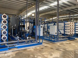 Autoridades recorrieron la Planta de Osmosis de Caleta Olivia