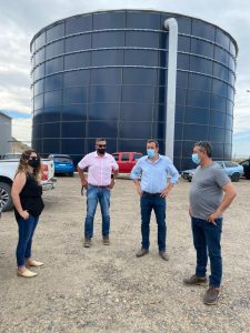 Autoridades recorrieron la Planta de Osmosis de Caleta Olivia