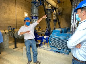 Autoridades recorrieron la Planta de Osmosis de Caleta Olivia