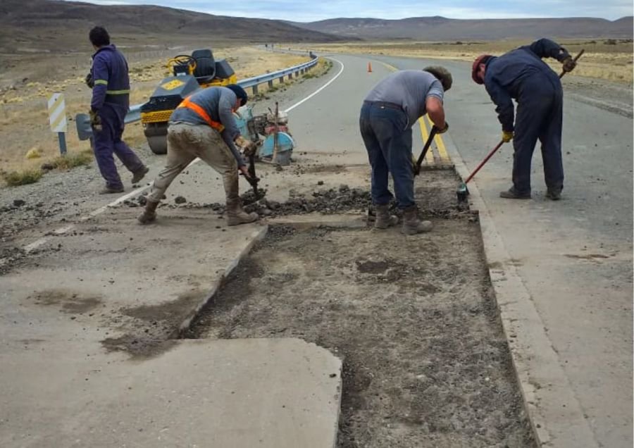 Continúan los trabajos sobre la Ruta Nacional N° 40