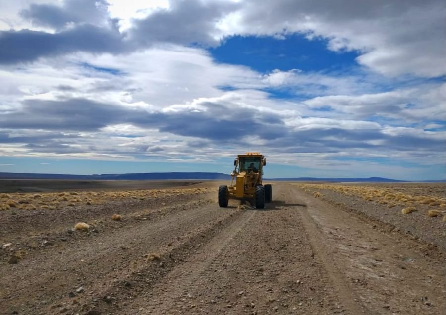 Realizaron tareas de perfilado en la Ruta Provincial N° 37