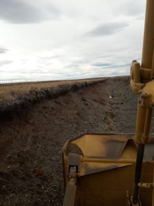 Vialidad Provincial realizó trabajos sobre la Ruta Nacional N° 40