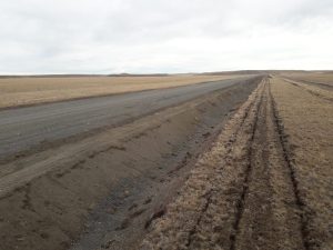 Vialidad Provincial realizó trabajos sobre la Ruta Nacional N° 40