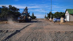 Desarrollaron trabajos de mantenimiento en la localidad de Puerto Deseado