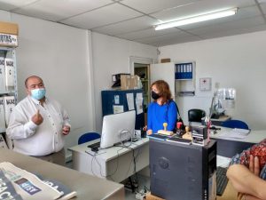 Recorrieron las oficinas de ASIP de seis localidades