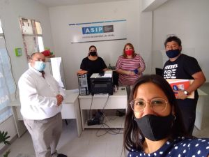 Recorrieron las oficinas de ASIP de seis localidades