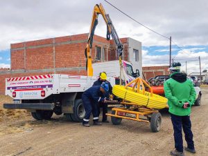 Avanza la extensión de redes de gas en el Barrio 22 de Septiembre de Río Gallegos