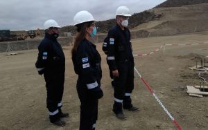 Autoridades de Producción visitaron la terminal de combustible de Axion Energy en Caleta Paula