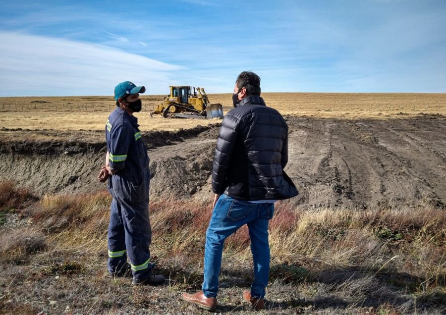 Recorrieron los avances de obra en El Zurdo