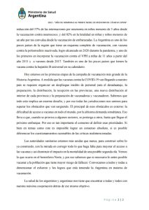 Nuestra única bandera es la política sanitaria