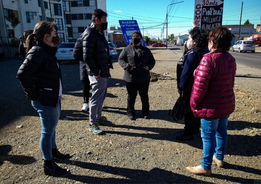 Realizaron un recorrido por barrios y obras de Río Gallegos