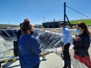 La Ministra de la Producción recorrió una planta de tratamiento de residuos en Puerto Deseado