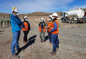 Producción participó en los controles sanitarios a las mineras