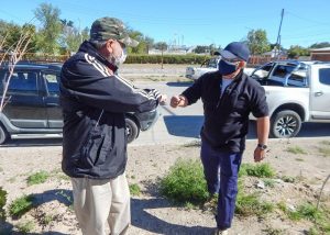 Recorrieron las obras de extensión de redes en el Barrio Parque Industrial de Pico Truncado