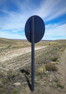 Acondicionan cartelería en la Ruta Nacional Nº 281