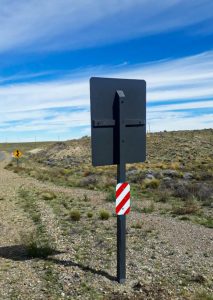Acondicionan cartelería en la Ruta Nacional Nº 281