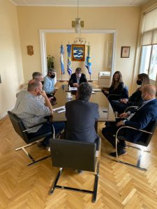 Autoridades provinciales mantuvieron una reunión de trabajo en Puerto San Julián