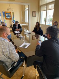 Autoridades provinciales mantuvieron una reunión de trabajo en Puerto San Julián