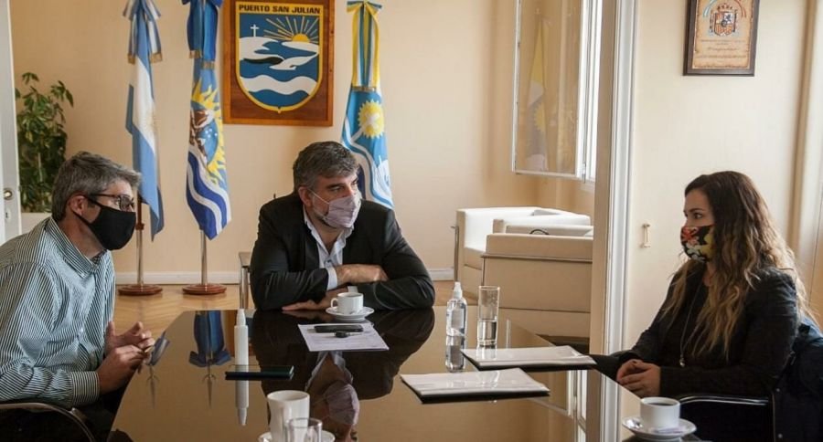 Autoridades provinciales mantuvieron una reunión de trabajo en Puerto San Julián