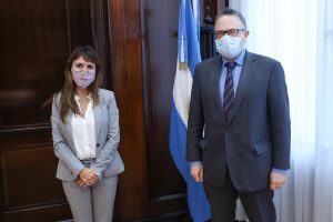 La Ministra de Producción fue recibida por Matías Kulfas