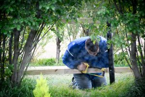 Cultura inspecciona las tareas de restauración de la casa histórica del Aeroclub de Río Gallegos