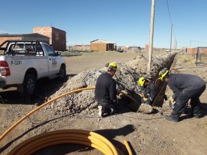 Comenzó la segunda etapa de obras de extensión en redes de gas en Barrio Calafate Norte de Las Heras