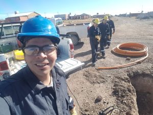 Comenzó la segunda etapa de obras de extensión en redes de gas en Barrio Calafate Norte de Las Heras