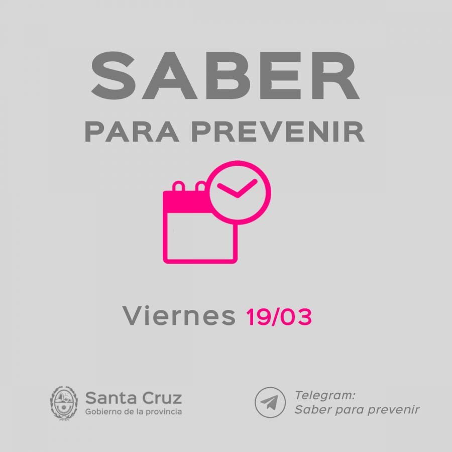 Saber Para Prevenir | Informe Epidemiológico | Viernes 19 de marzo