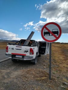 Colocan cartelería sobre la Ruta Nacional N° 40 – Zona Sur