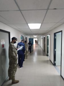Concretaron operativo COVID – 19 en la Guarnición del Ejército en Piedra Buena