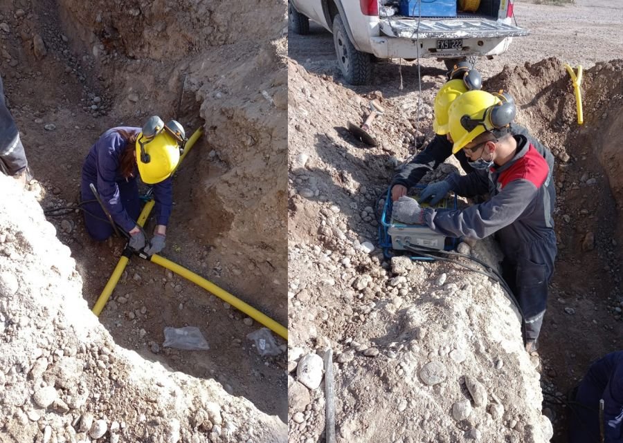 El Barrio Parque Industrial de Pico Truncado cada vez más cerca de contar con el servicio de gas