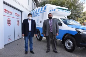 Donaron ambulancia para la localidad de Gobernador Gregores