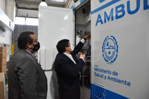 Donaron ambulancia para la localidad de Gobernador Gregores