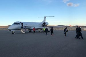 Realizaron jornada de control a las cámaras térmicas del Aeropuerto de Perito Moreno