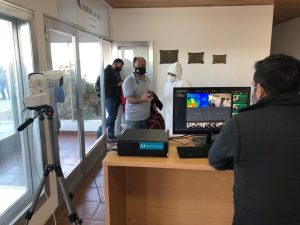 Realizaron jornada de control a las cámaras térmicas del Aeropuerto de Perito Moreno