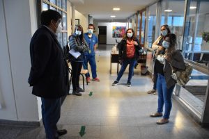 Garcia recorrió el Hospital Samic y la Unidad Comunitaria de Salud Familiar Formenti