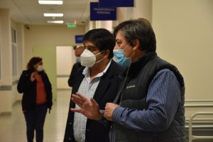 Garcia recorrió el Hospital Samic y la Unidad Comunitaria de Salud Familiar Formenti