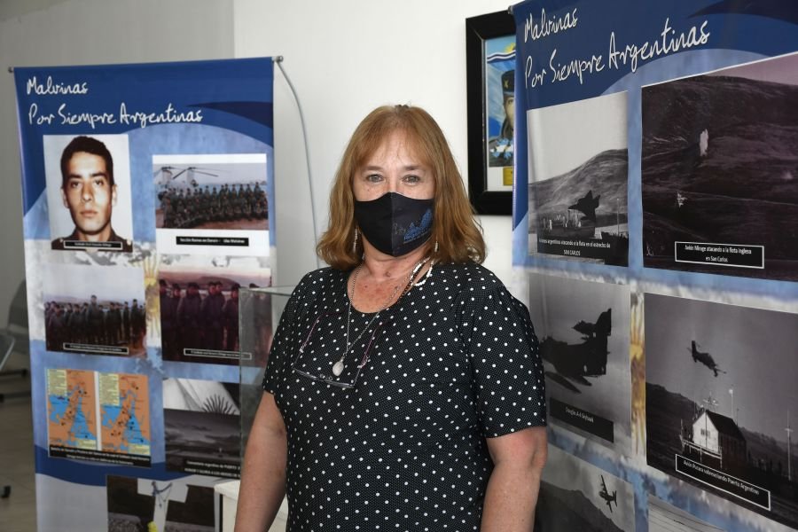 Exponen muestra Homenaje al soldado José Honorio Ortega en el Registro Civil de Río Gallegos