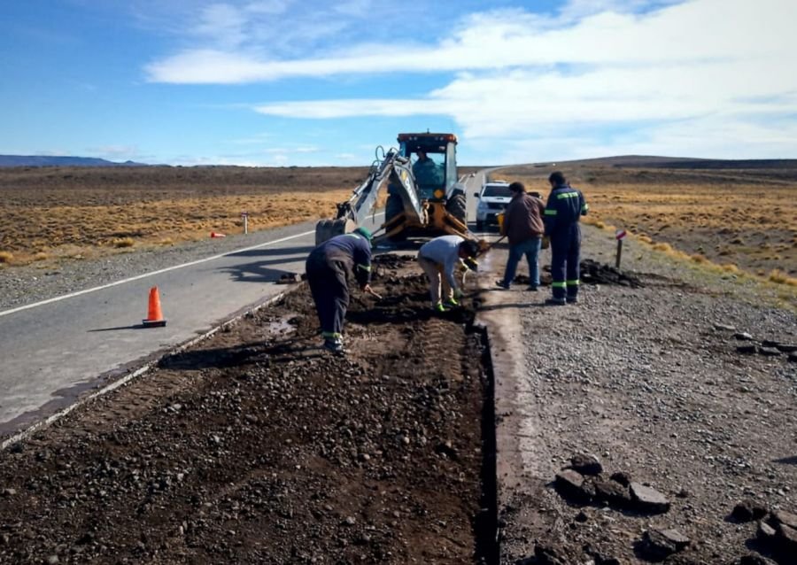 Continúan las labores en la Ruta Nacional Nº 40