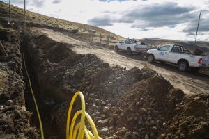 Amplían la red de gas en Julia Dufour