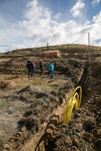 Amplían la red de gas en Julia Dufour