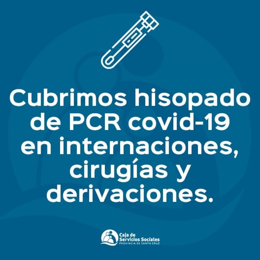 La Caja de Servicios Sociales cubre hisopados por razones médicas