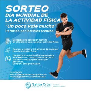 Salud promociona el Sorteo Activo “Un Poco Vale Mucho”