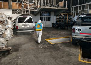 Continúan las tareas de sanitización en los edificios públicos de Río Gallegos